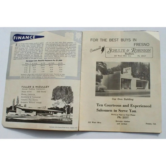 Vtg 1954 SCHULTE & ROBINSON Your Home Improvements Information Brochure Booklet - Picture 2 of 5